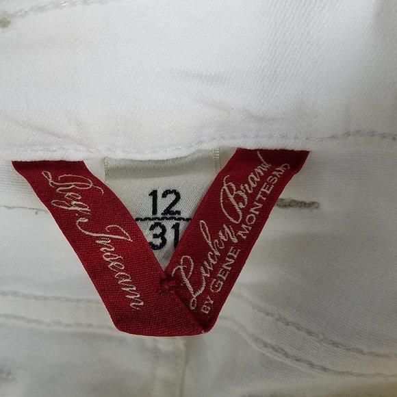 Lucky Brand‎ jeans ANNIE SWEET N LO white 12/31 - Picture 5 of 7